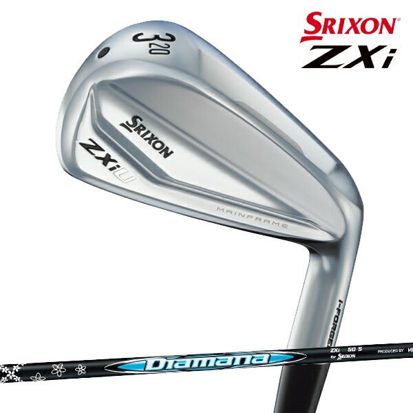 ダンロップメンズスリクソンZXiユーティリティーアイアンDiamanaZXi60forHYBRIDカーボンシャフトゼットエックスアイSRIXON【24】