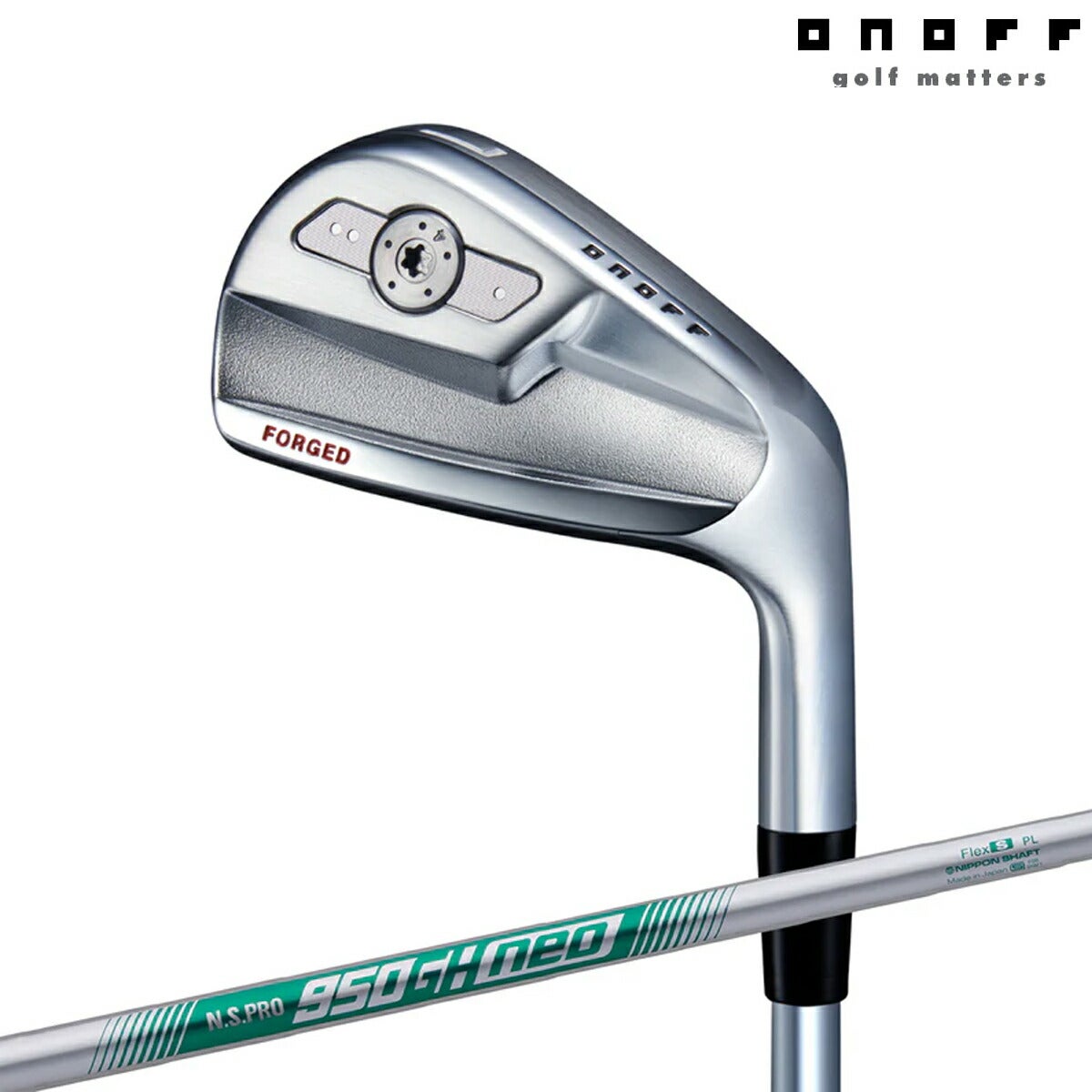 オノフメンズ26KUROフォージドアイアン単品（＃4、5）NSPRO950GHneoスチールシャフト黒ONOFF【26SS】