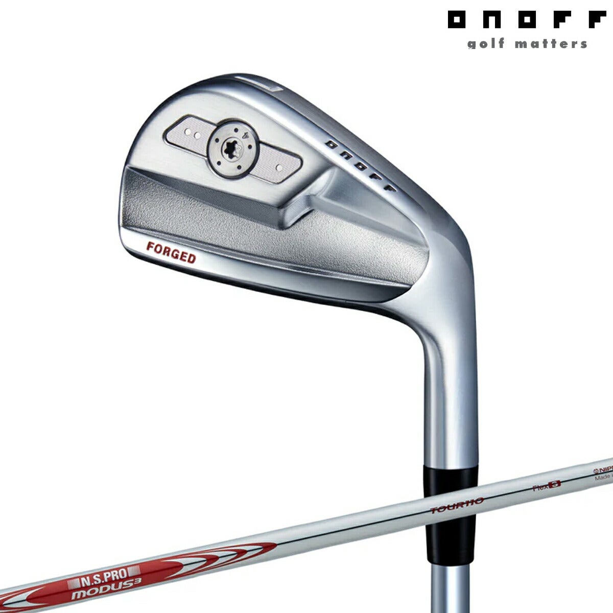 オノフメンズ26KUROフォージドアイアン単品（＃4、5）NSPROMODUS3TOUR110スチールシャフト黒ONOFF【26SS】