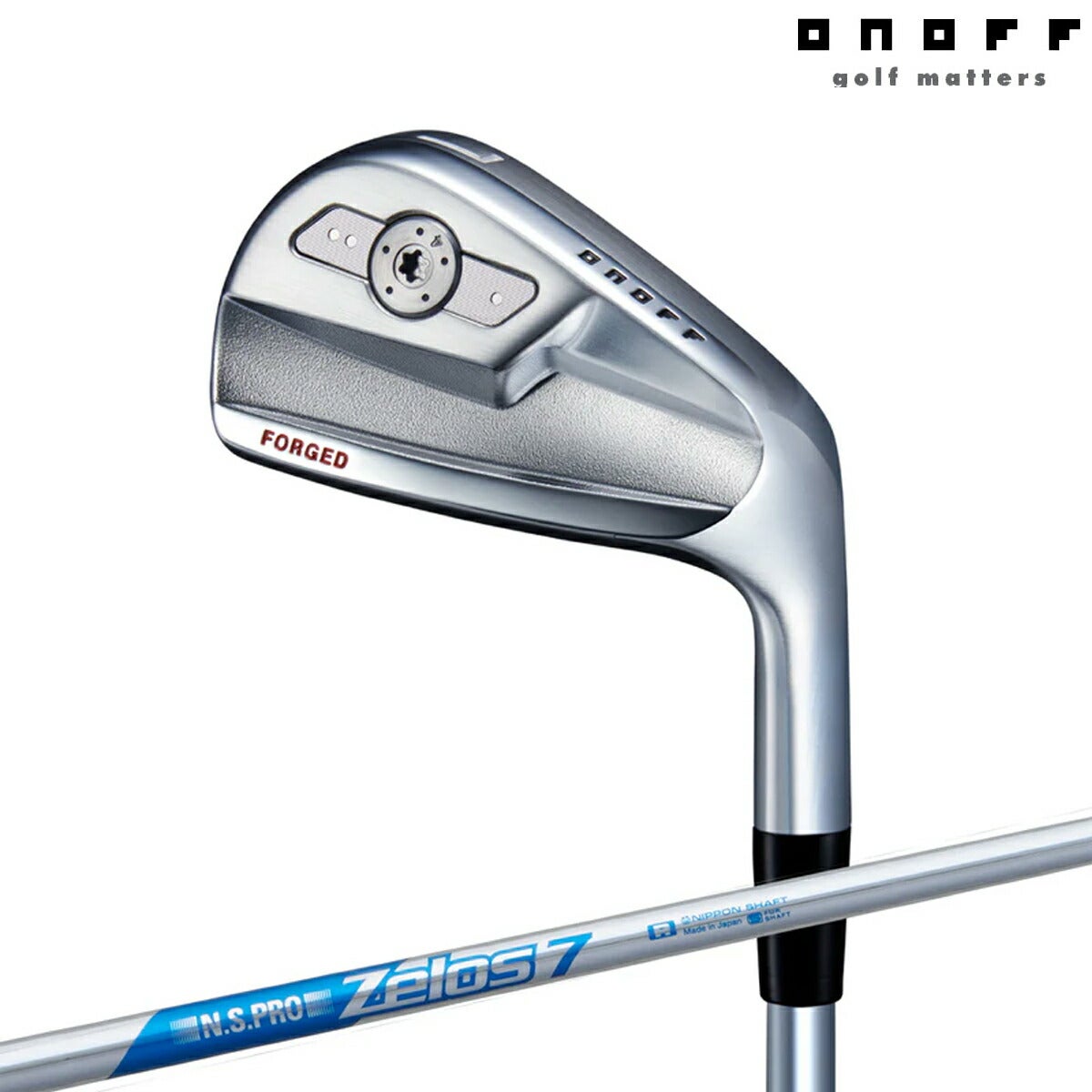 オノフメンズ26KUROフォージドアイアン5本組(5-9、PW)NSPROZELOS7スチールシャフト黒ONOFFアイアンセット【26SS】
