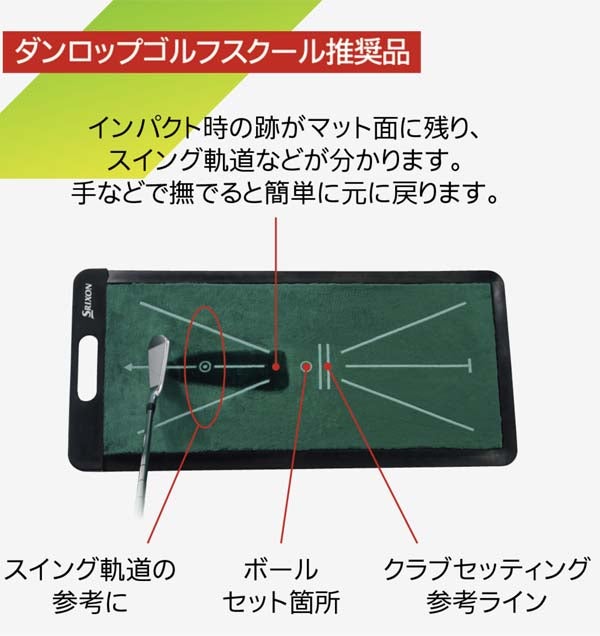 ダンロップインパクトチェッカーGGF-68110【22】スイング練習マット