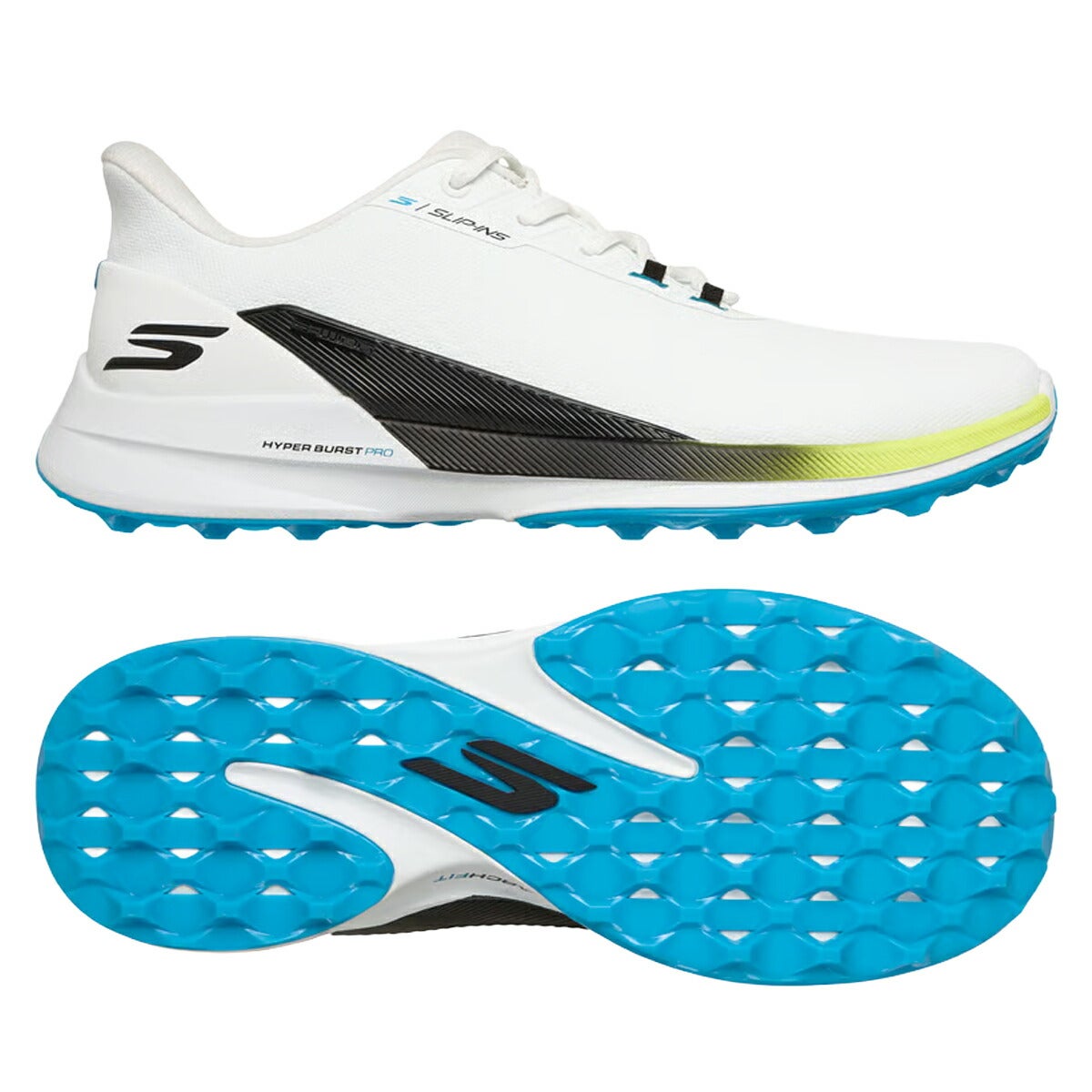 スケッチャーズメンズSKECHERSPURESIスリップインズピュアSIシューレーススパイクレスゴルフシューズ2E相当防水214147【26SS】