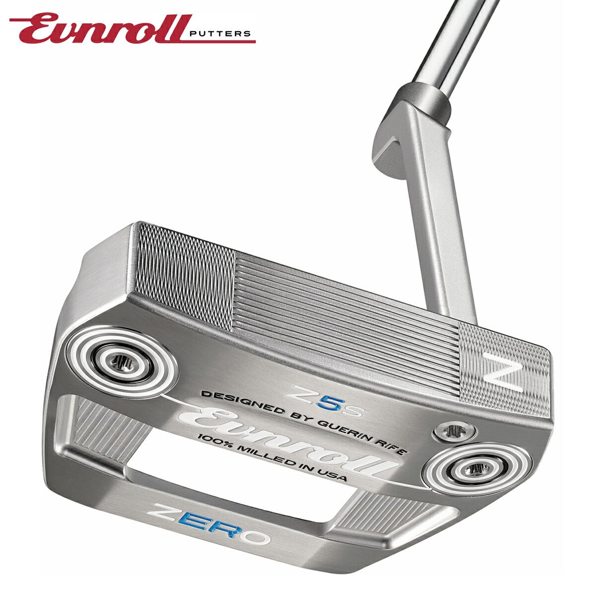 EVNROLLメンズイーブンロールZEROシリーズパターZ5sWingedFullMalletKBSCTツアーパター120ステップレス0.370スチールシャフトEVNROLLツアータックネオホワイト・ブラックグリップ【26SS】