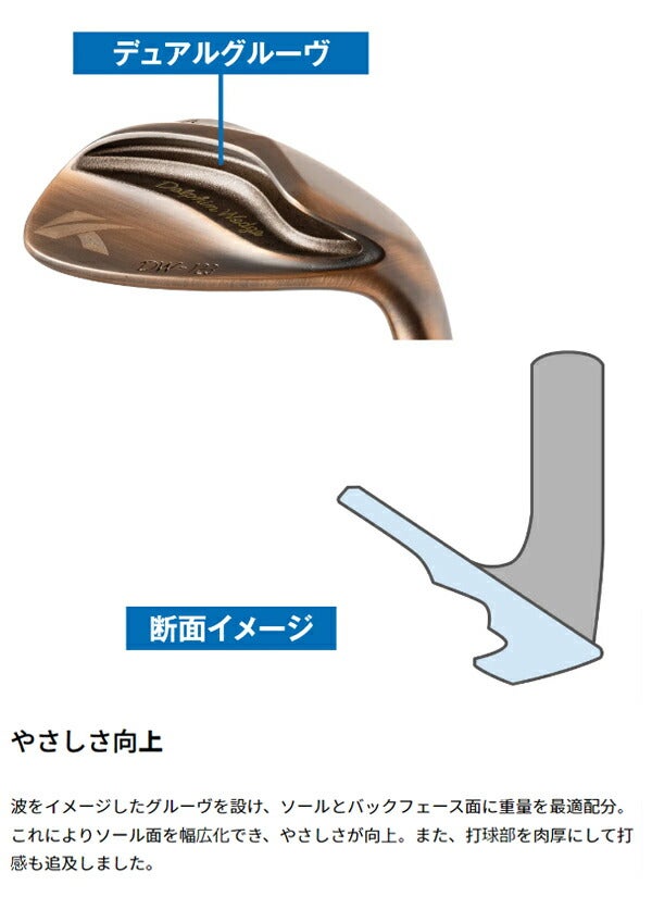 キャスコメンズドルフィンウェッジDW-123Copper銅メッキ仕上げNSPRO950GHneoスチールシャフト