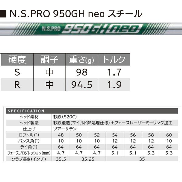 【特注】23FWダンロップメンズクリーブランドディープフォージド2ウェッジNSPRO950GHneoスチールシャフトClevelandGolf【23】
