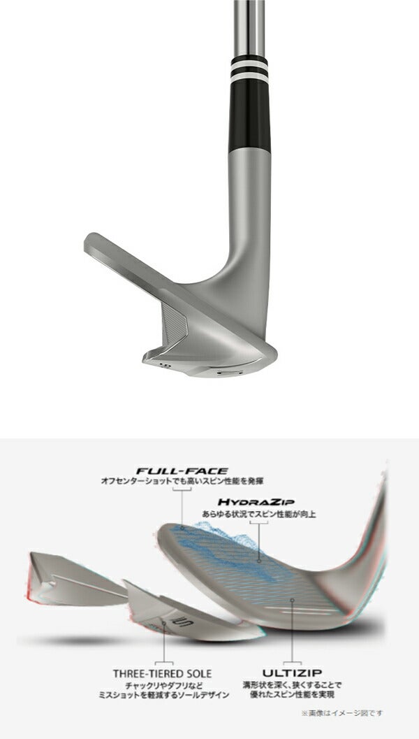 24SSダンロップメンズクリーブランドスマートソールFULL-FACETYPE-SウェッジKBSHi-RevMAX105スチールシャフトClevelandGolf【24】