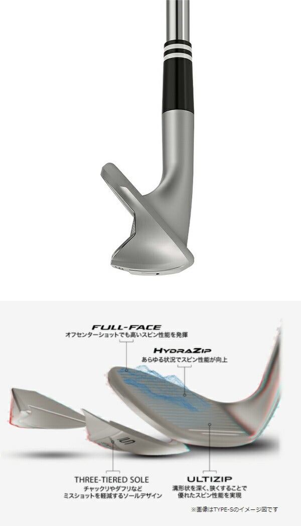 24SSダンロップレディースクリーブランドスマートソールFULL-FACETYPE-CウェッジUSTRECOILDART50WEDGEカーボンシャフトClevelandGolf【24】