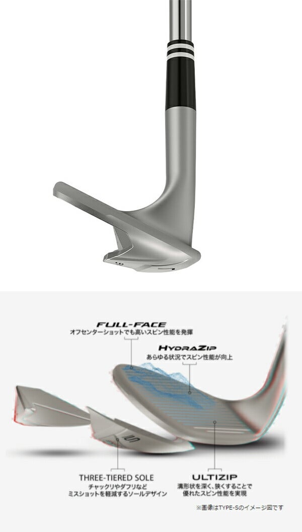 24SSダンロップレディースクリーブランドスマートソールFULL-FACETYPE-LウェッジUSTRECOILDART50WEDGEカーボンシャフトClevelandGolf【24】