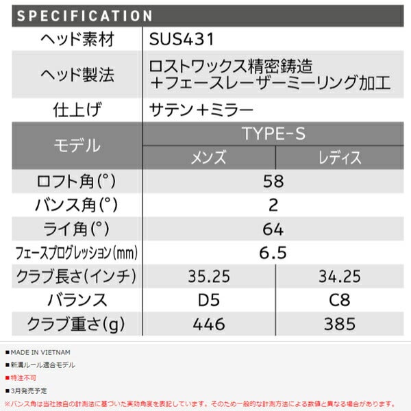 24SSダンロップレディースクリーブランドスマートソールFULL-FACETYPE-SウェッジUSTRECOILDART50WEDGEカーボンシャフトClevelandGolf【24】