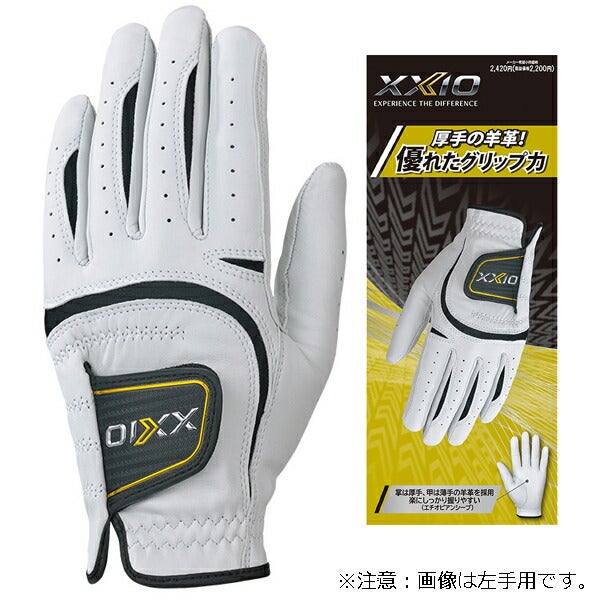 ダンロップメンズゼクシオ羊革ゴルフグローブ右手用GGG-X019R右手装着用【23】