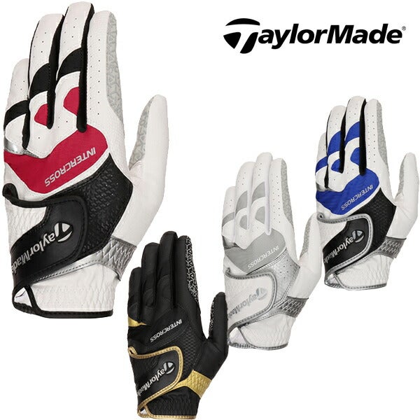 24SSテーラーメイドメンズインタークロス6.0ゴルフグローブ左手用左手装着用UN146TaylorMade【24】