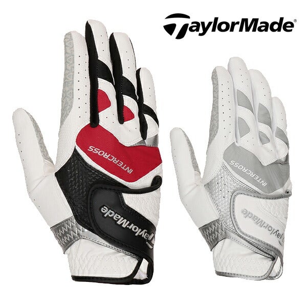 24SSテーラーメイドメンズインタークロス6.0RHゴルフグローブ右手用右手装着用UN147TaylorMade【24】