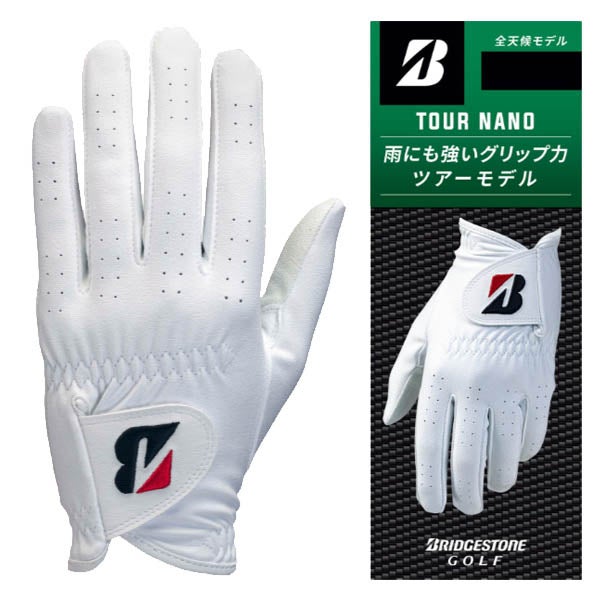 ブリヂストンゴルフメンズTOURNANOゴルフグローブ左手用GL2509左手装着用【25】