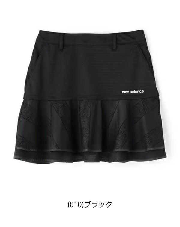 ニューバランスゴルフ2023年春夏モデルレディースハイブリッドスウェットスカート012-3134509NEWBALANCEGOLF【23】