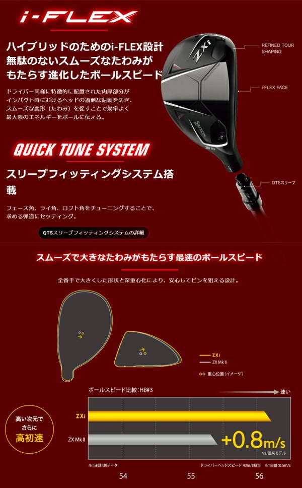 【特注】ダンロップメンズスリクソンZXiハイブリッドDiamanaZXi60forHYBRIDカーボンシャフトゼットエックスアイSRIXON【24】