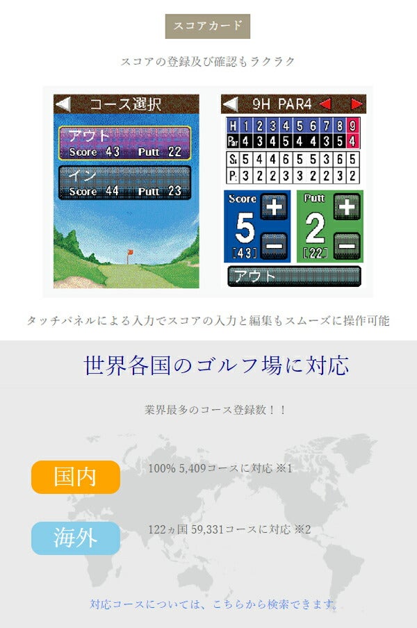 ショットナビゴルフGPSナビGranzみちびきL1S対応【22】