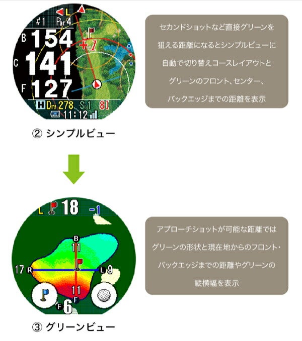 ショットナビインフィニティタッチGPSゴルフナビ腕時計タイプINFINITYTouch【24】