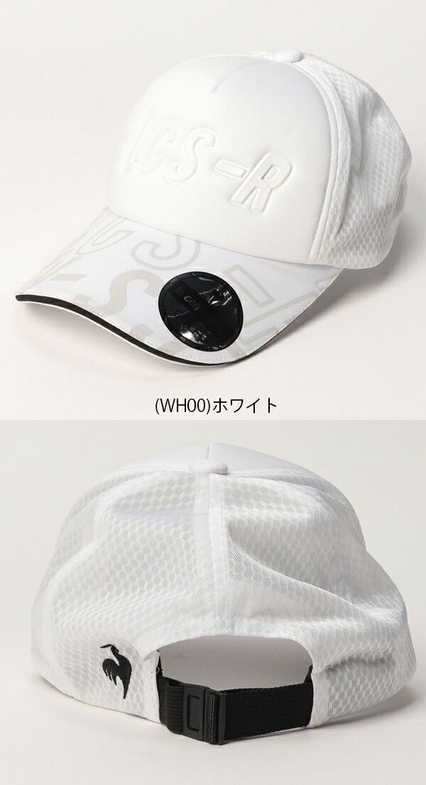ルコック2023年春夏モデルメンズ【RIJOUME】3DエンボスロゴキャップQGBVJC07【23】lecoqsportif[ルコックスポルティフ]