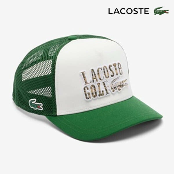 ラコステ2025年春夏モデルメンズゴルフメッシュキャップRK9168-99LACOSTE【25】