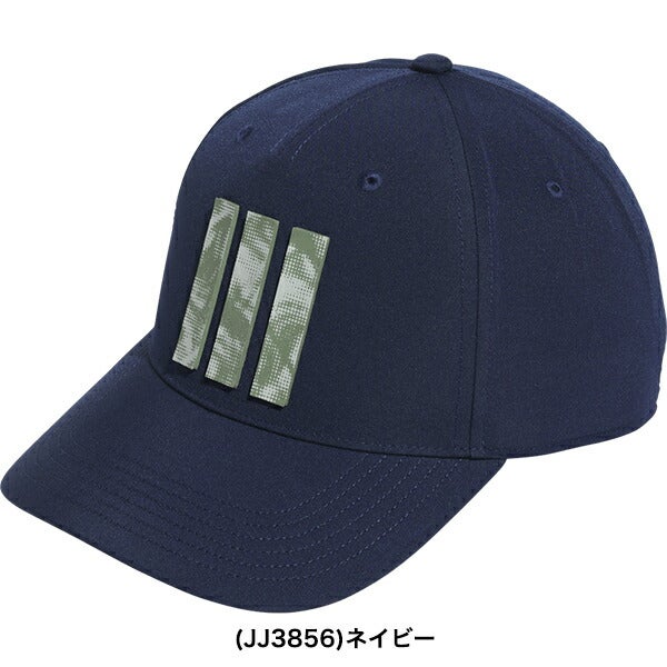 アディダス2025年春夏モデルゴルフメンズグラフィックスリーストライプスクーリングキャップKVI35adidasgolf【25】