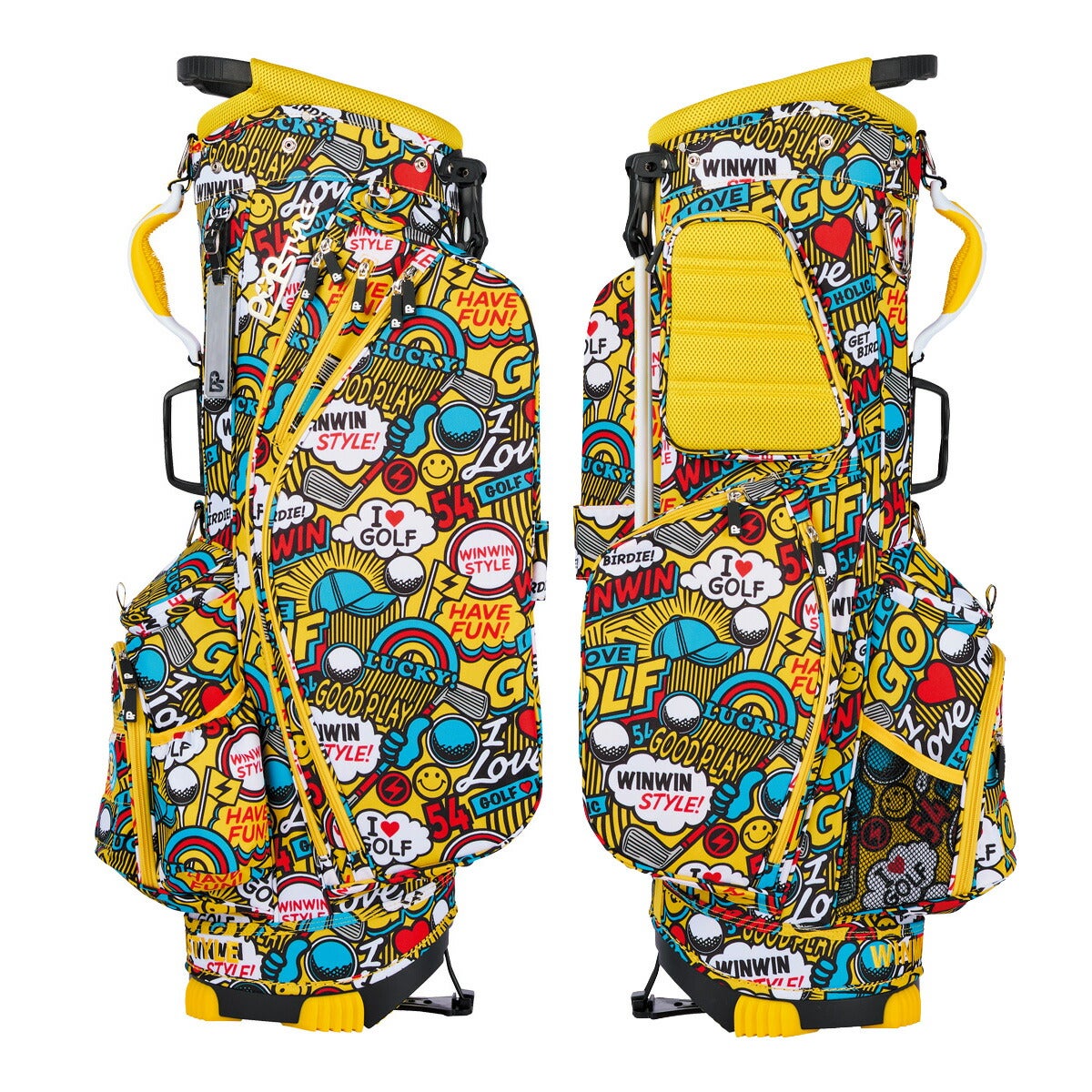 ウィンウィンスタイルGOODTIMEHOLIDAYLST軽量スタンドキャディバッグ2.7kg9型47インチ対応5分割ネームプレート付属刻印タイプCB-190【26SS】
