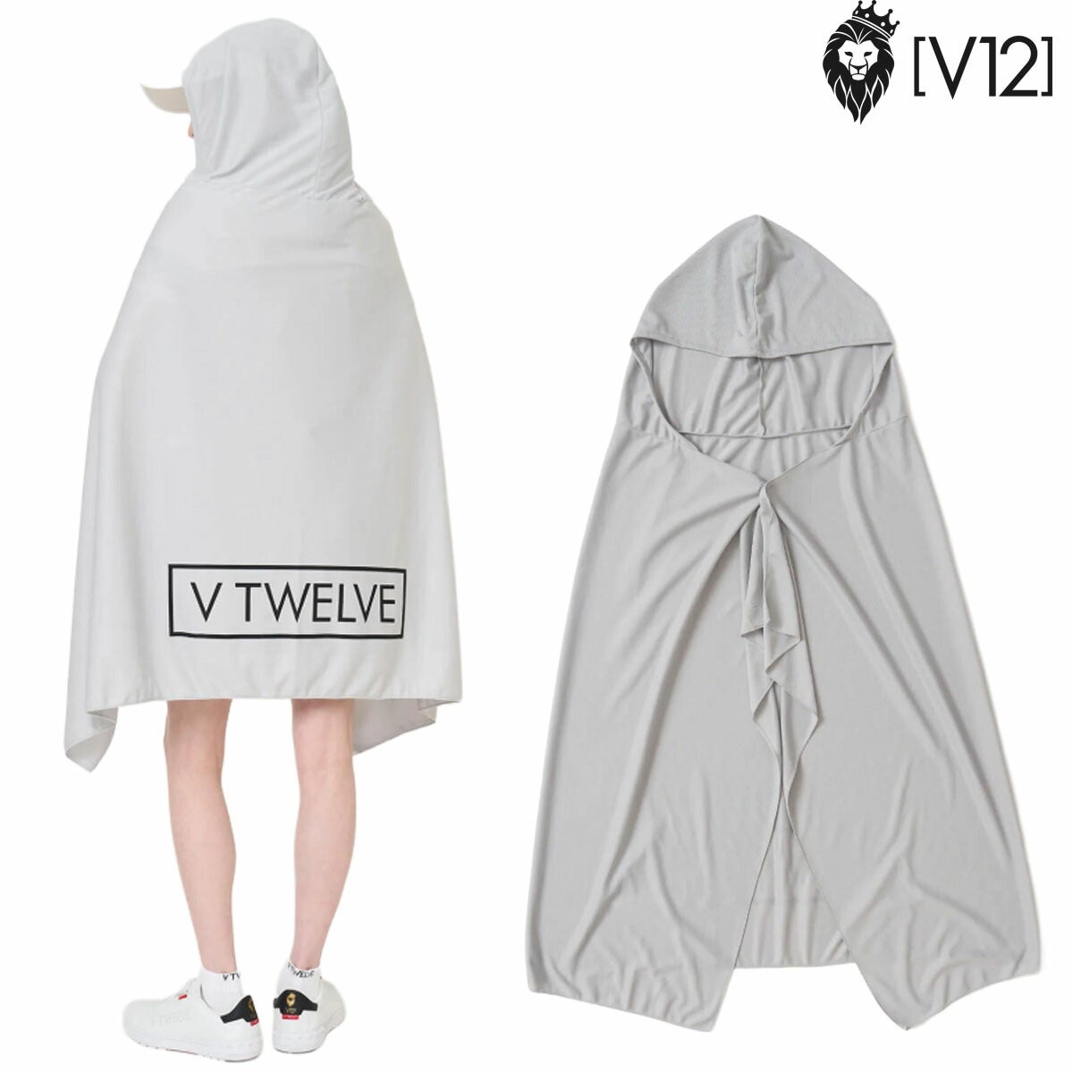 V122026年春夏モデルユニセックスCOOLPONCHO冷感ポンチョV122611-AC23【26SS】