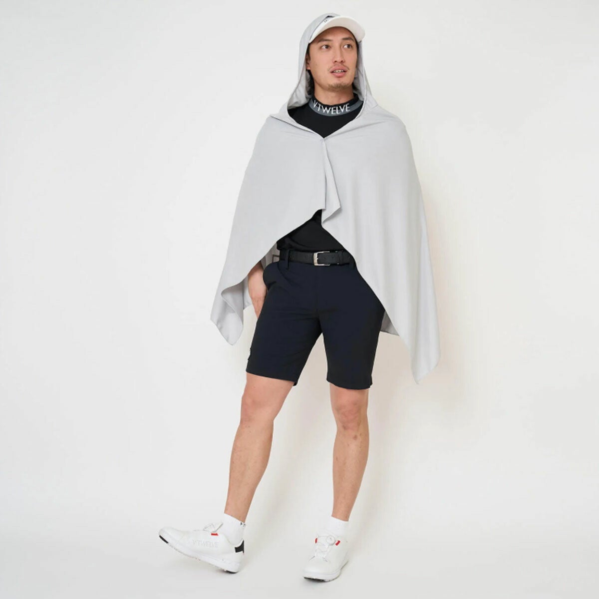 V122026年春夏モデルユニセックスCOOLPONCHO冷感ポンチョV122611-AC23【26SS】