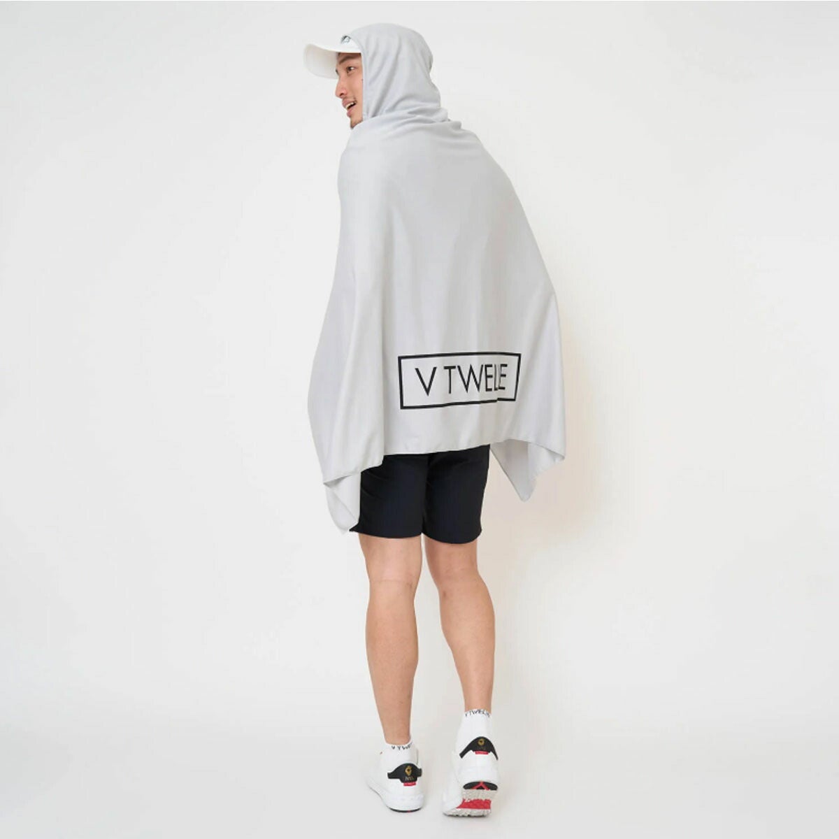 V122026年春夏モデルユニセックスCOOLPONCHO冷感ポンチョV122611-AC23【26SS】