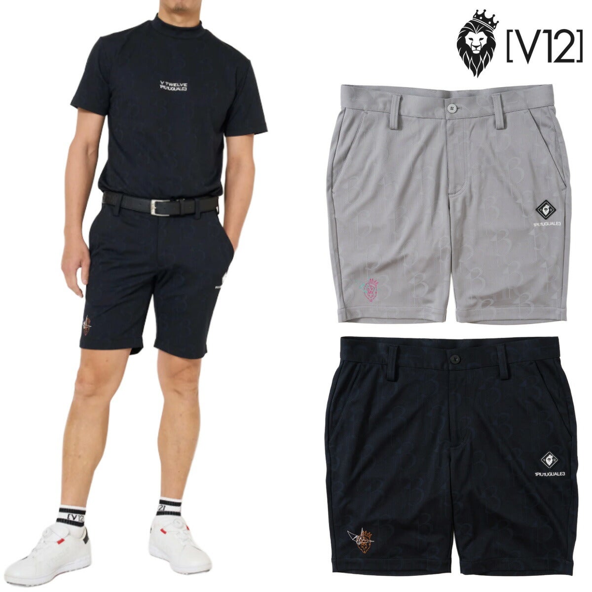 V122026年春夏モデルメンズV12113DUALSHORTSショートパンツV122611-HP19【26SS】