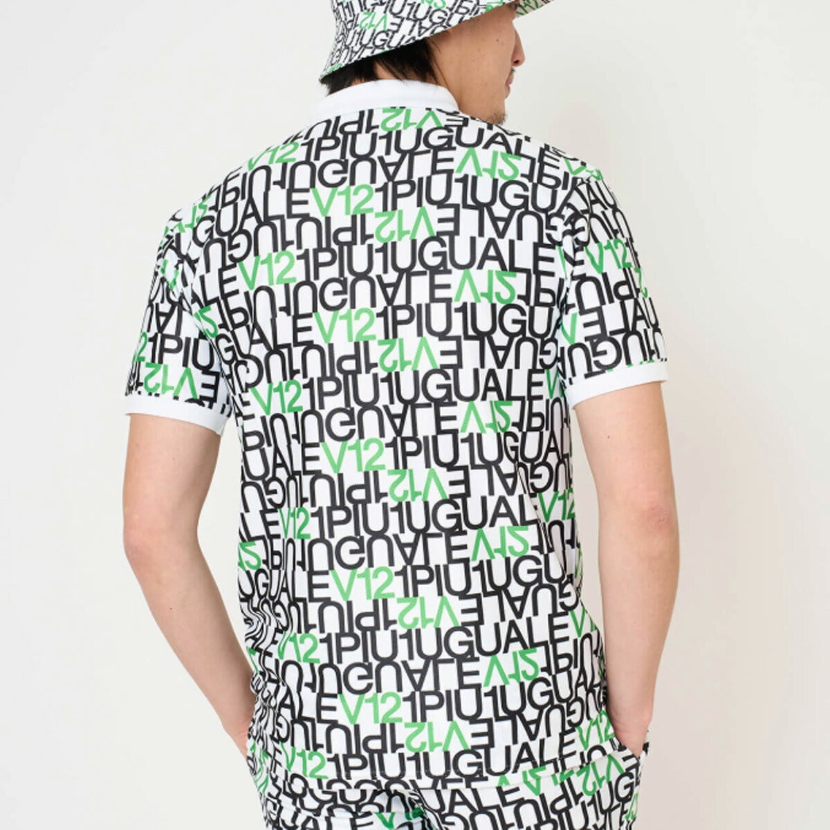 V122026年春夏モデルメンズV12113LETTERPOLO半袖シャツV122611-PL16【26SS】