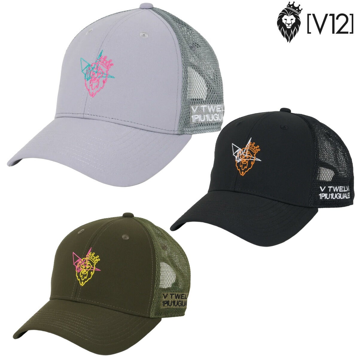 V122026年春夏モデルユニセックスV12113DUALCAPメッシュキャップV122611-CP16【26SS】