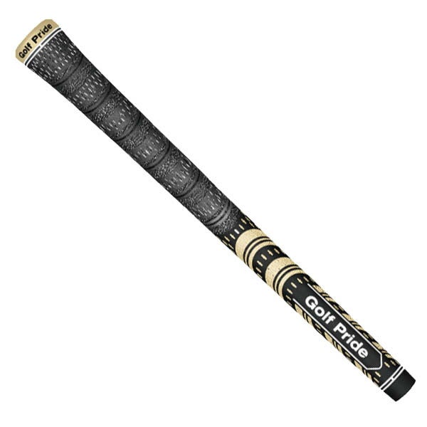 ゴルフプライドMCCTEAMSブラックゴールドバックライン無口径60重量50gゴルフグリップゴルフグリップ【25】