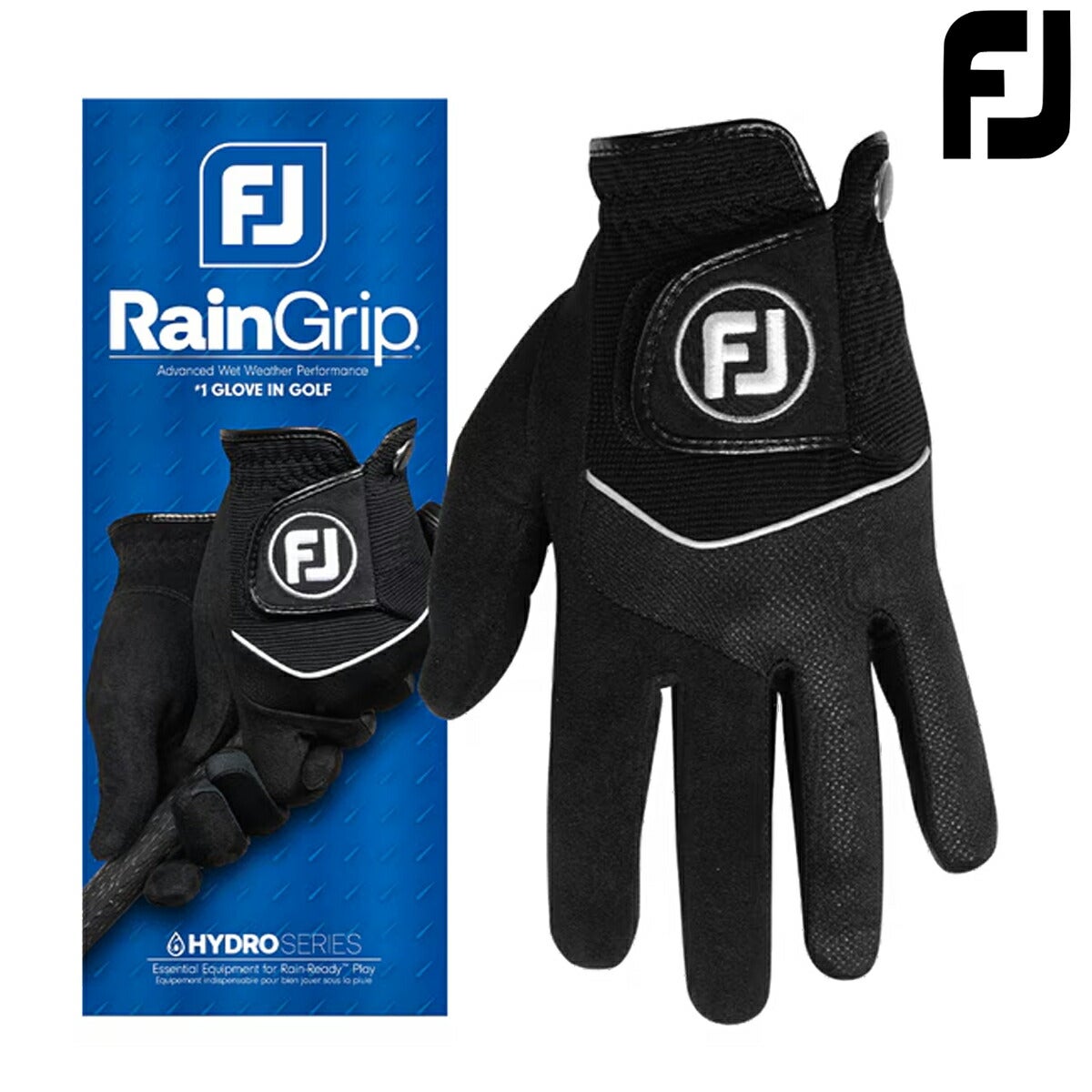 フットジョイメンズ26RainGripレイングリップゴルフグローブ左手用合成皮革FGRG26左手装着用【26SS】