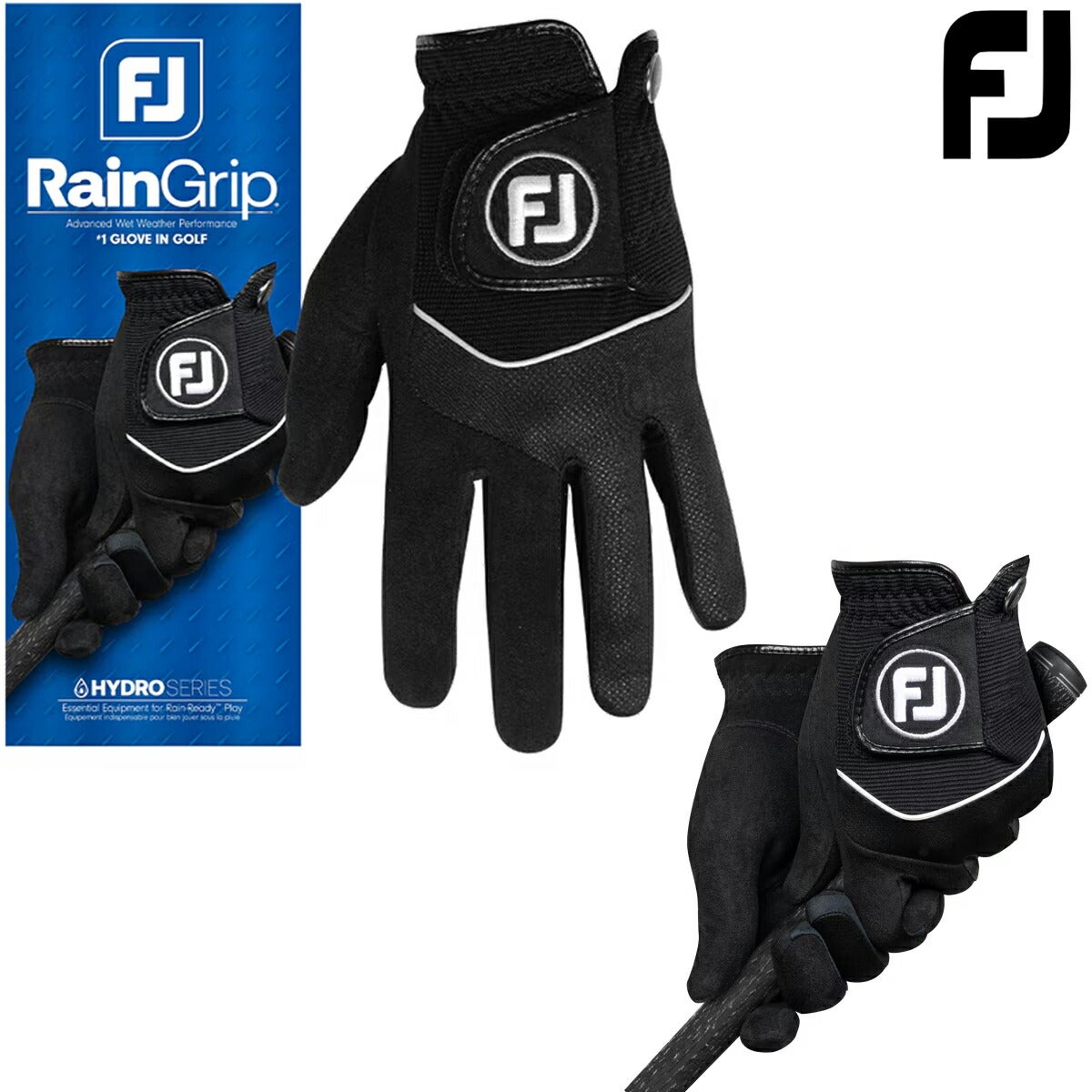 フットジョイメンズ26RainGripレイングリップゴルフグローブ両手用合成皮革FGRG26PR【26SS】