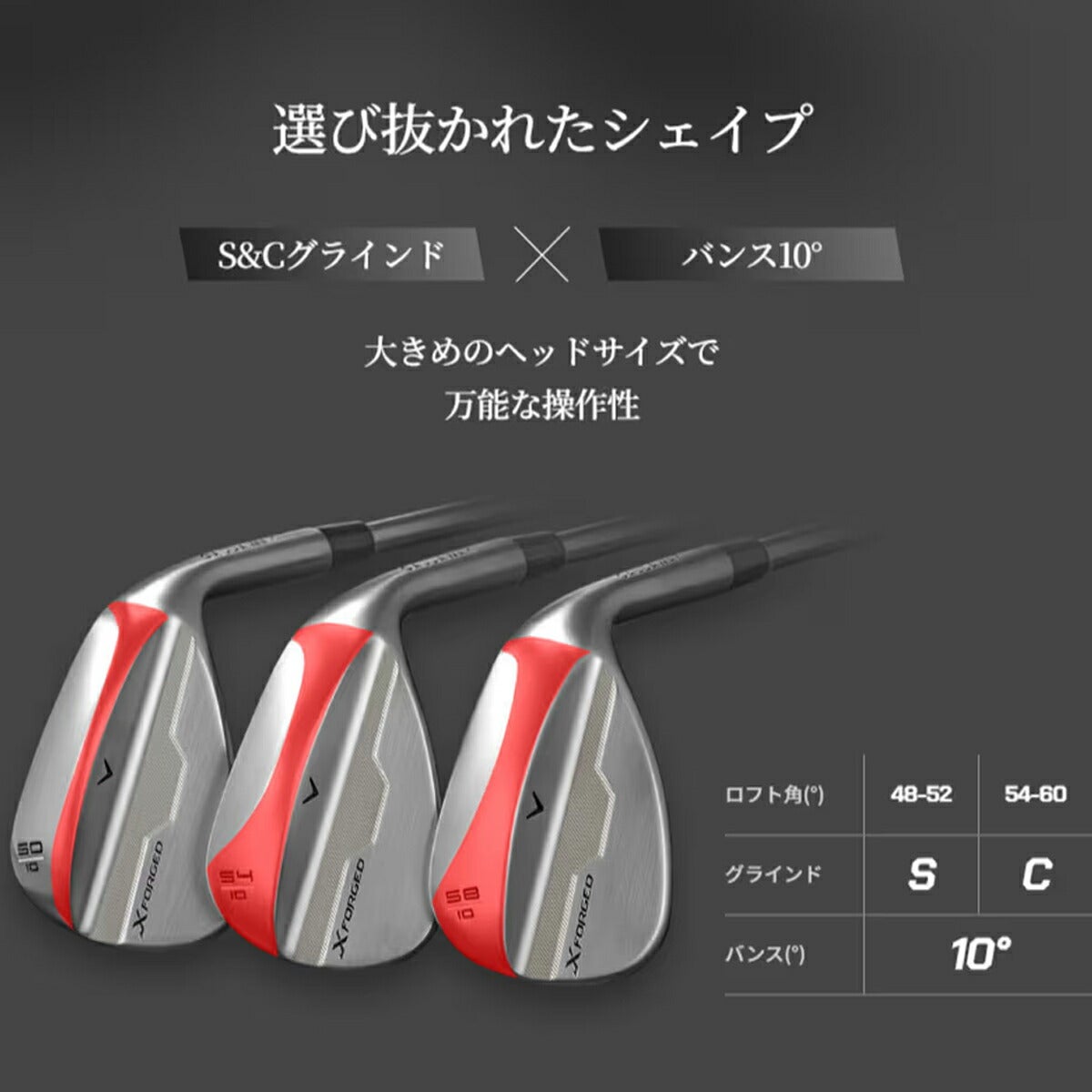 キャロウェイゴルフメンズXFORGEDエックスフォージドクロムウェッジNSPRO950GHneoスチールシャフト【26SS】
