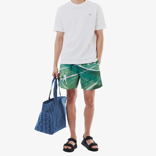 ラコステ2025年春夏モデルメンズアウトラインクロッククルーネックTシャツTH5582-99LACOSTE【25】