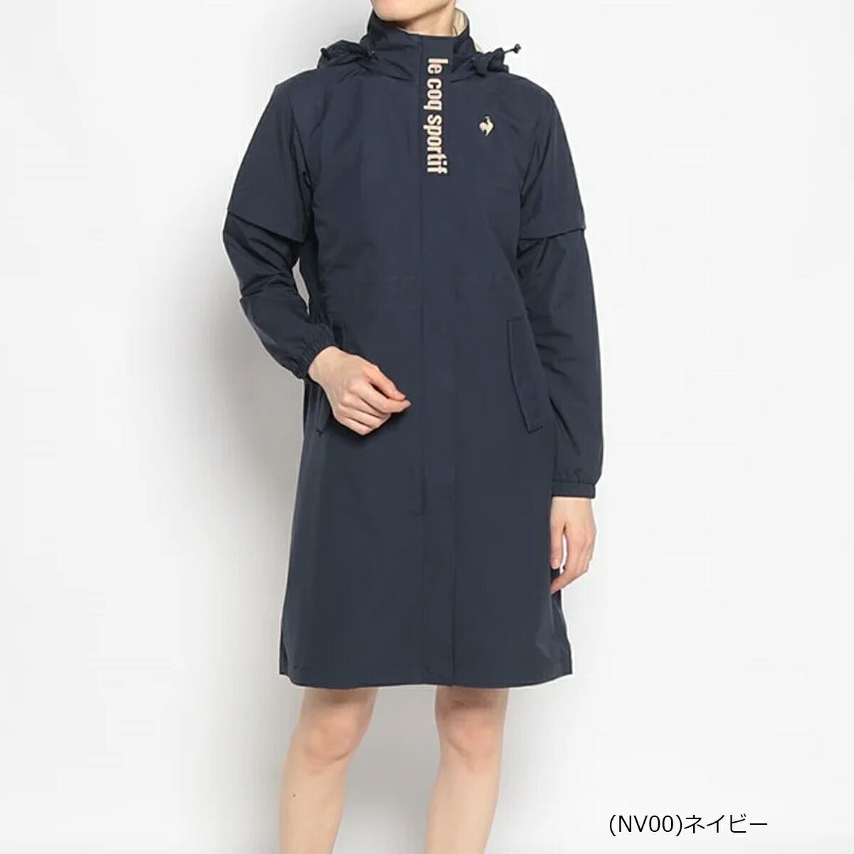 ルコックレディースレインウェア（ワンピース）QGWXJF00W【25】lecoqsportif[ルコックスポルティフ]