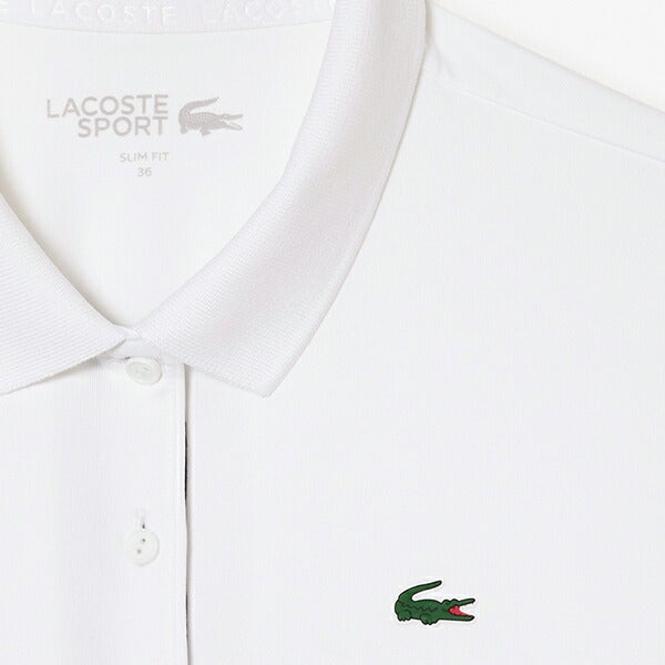 ラコステ2025年春夏モデルレディースウルトラドライ仕様ストレッチゴルフ半袖ポロシャツPF5179-10LACOSTE【25】