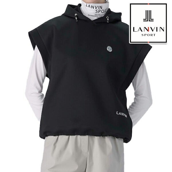 ランバン2025年春夏モデルレディースストレッチドロップショルダーフーディベストVG5SVE21LLANVIN（ランバン）ランバンスポール【25】
