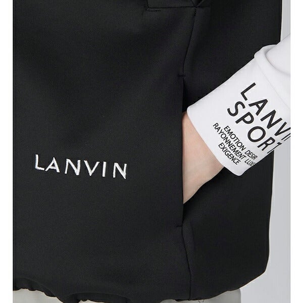 ランバン2025年春夏モデルレディースストレッチドロップショルダーフーディベストVG5SVE21LLANVIN（ランバン）ランバンスポール【25】