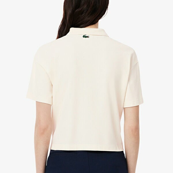 ラコステ2025年春夏モデルレディースショート＆ワイドゴルフ半袖ポロシャツPF8601-10LACOSTE【25】