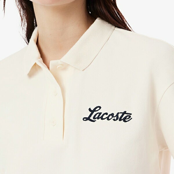 ラコステ2025年春夏モデルレディースショート＆ワイドゴルフ半袖ポロシャツPF8601-10LACOSTE【25】