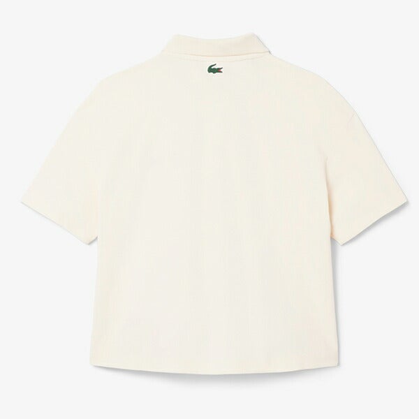 ラコステ2025年春夏モデルレディースショート＆ワイドゴルフ半袖ポロシャツPF8601-10LACOSTE【25】