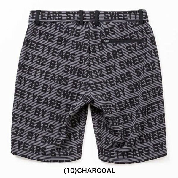 SY322025年春夏モデルメンズSYGJQLOGOBORDERショートパンツSYG-25S016【25】