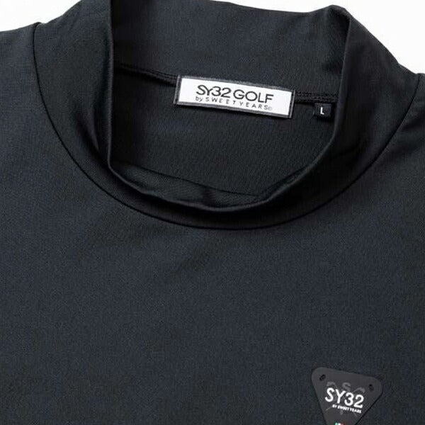 SY322025年春夏モデルメンズG-002EMBOSSSTRETCHモックネック半袖シャツSYG-25S024【25】