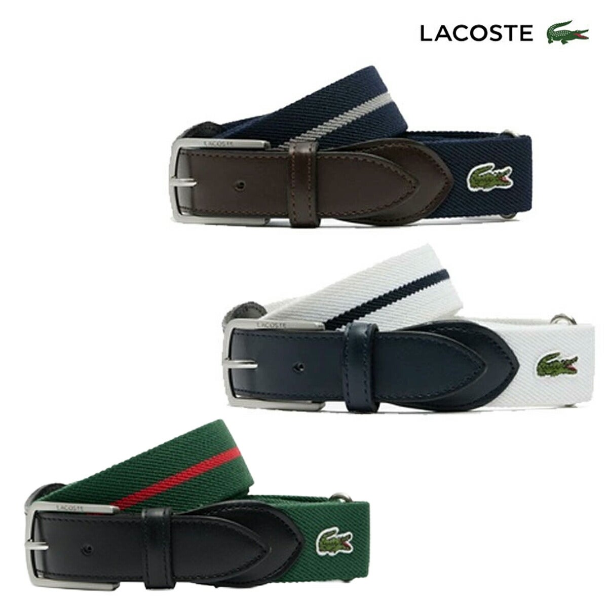 ラコステ2025年春夏モデルメンズベルト全長115cmRC005JLACOSTE【25】