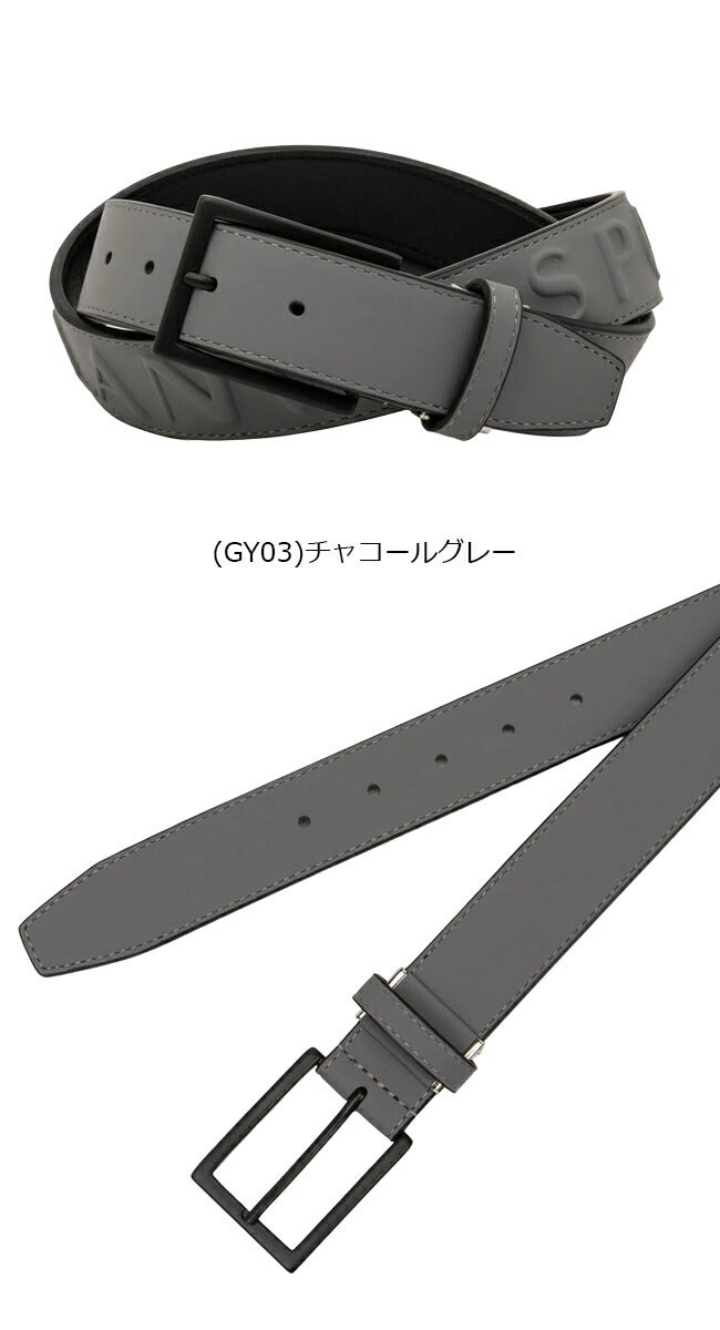 ランバンスポール2025年秋冬モデルメンズロゴデザインベルト【サイズ調整可能】VG5FBL02M【25】