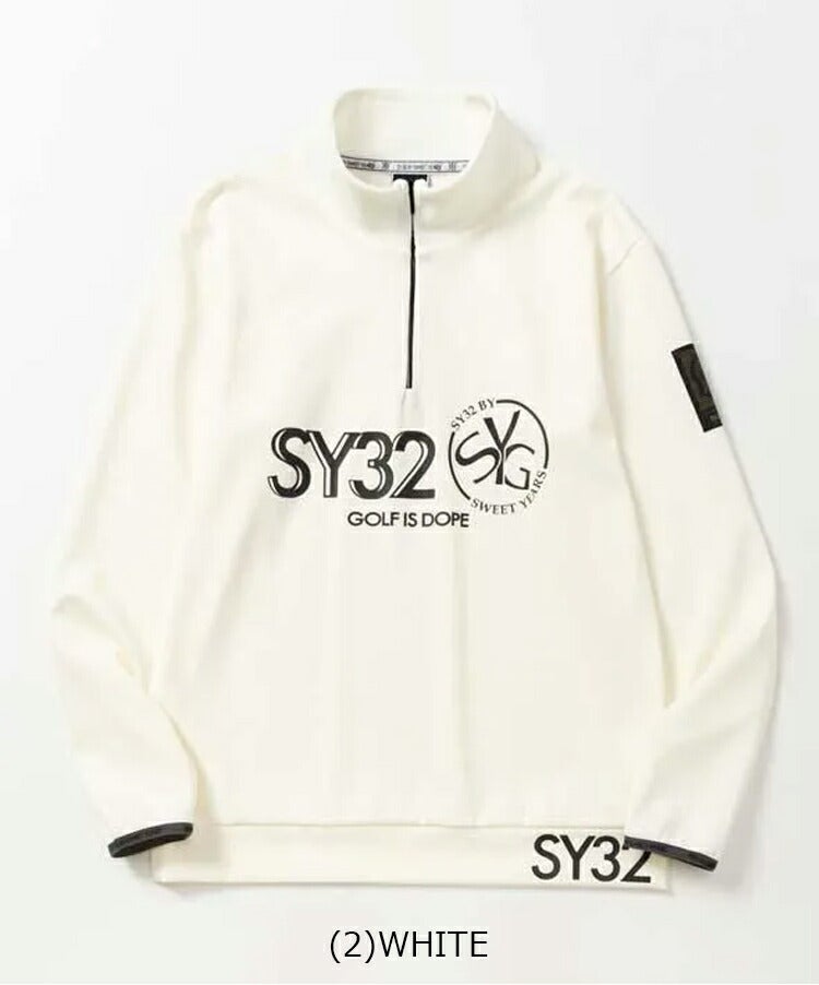 SY322025年秋冬モデルメンズMATNEOPRENEPULLZIPSWEATスウェットSYG-25A1-26ハーフジップ【25】
