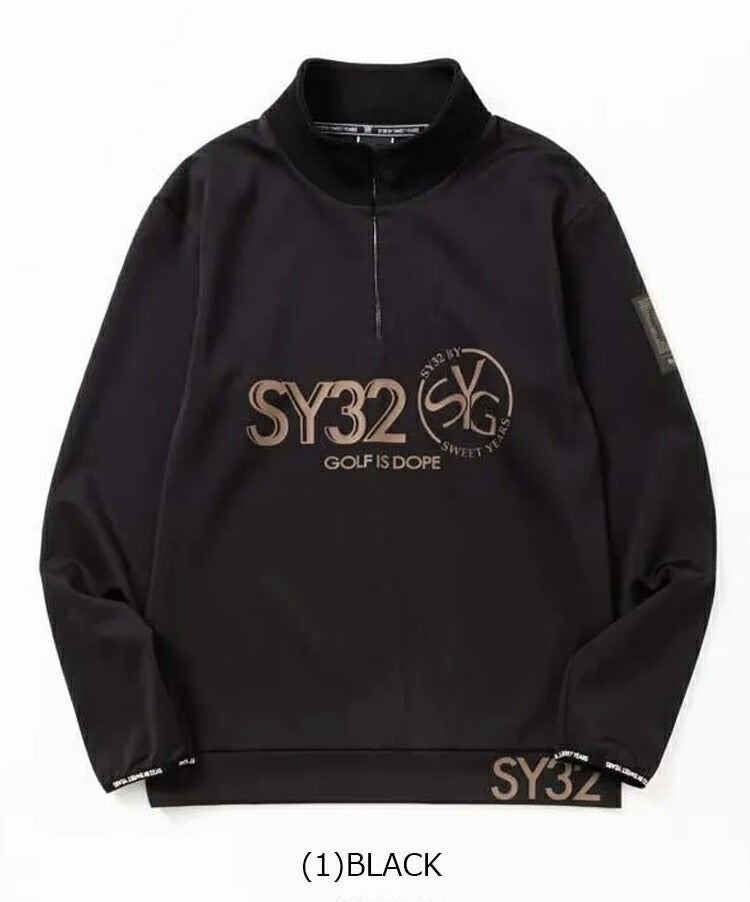 SY322025年秋冬モデルメンズMATNEOPRENEPULLZIPSWEATスウェットSYG-25A1-26ハーフジップ【25】
