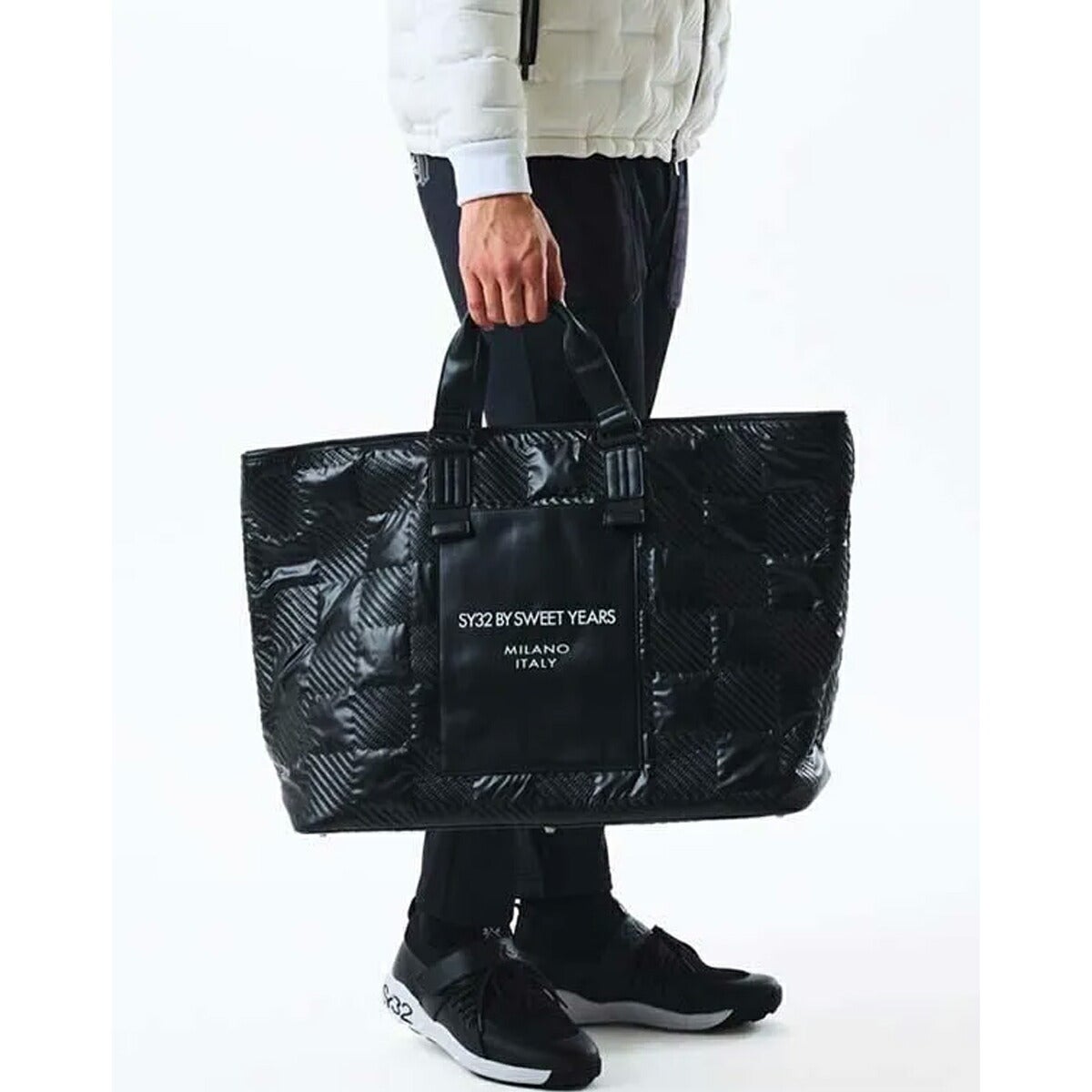 SY322025年秋冬モデルメンズBLOCKEMBOSSLOCKERBAGロッカーバッグSYG-25A9-18トートバッグ【25】